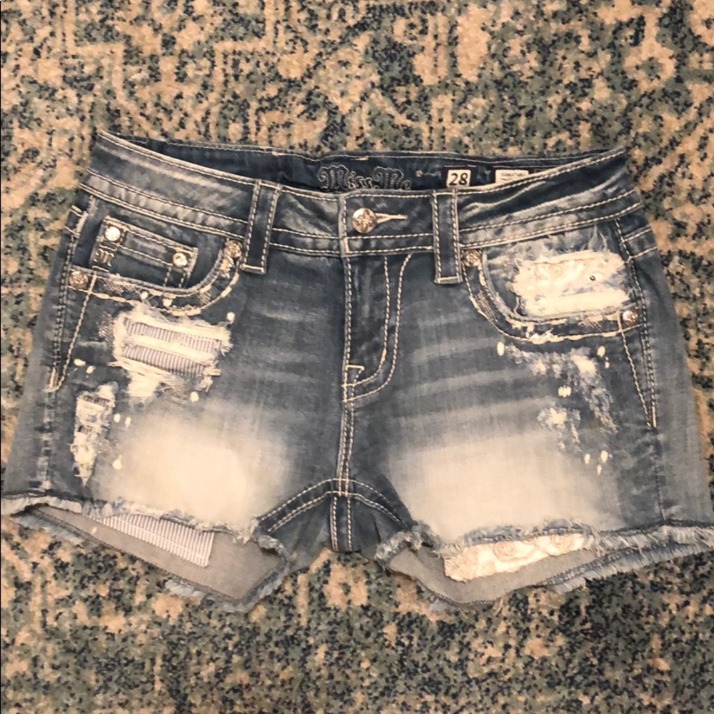 Miss Me distressed Signature Jean Shorts